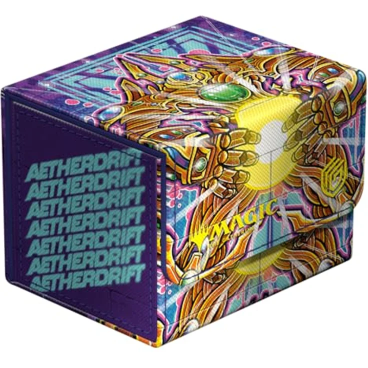 Ultimate Guard Sidewinder 100+, Deck-Box für Magic: The Gathering in Aetherdrift - Solar Gearhulk, aus Xenoskin für bis zu 100 Double-Sleeve-Karten, mit Magnetverschluss – Bild 1