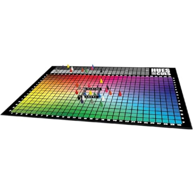 Rebel Hues and Cues, Mehrsprachiges Partyspiel mit 480 Farben und 100 Farbkarten, inkl. Deutsch – Bild 2