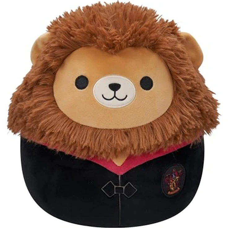 Squishmallows Gryffindor Löwe SQWB00322, 25 cm großes Plüsch Kuscheltier in Hogwarts Robe, offizielles Jazwares Produkt – Bild 1