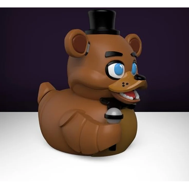 TUBBZ Erstausgabe: Five Nights at Freddy's- Freddy Fazbear Cosplaying-Gummiente Vinylfigur, Sammelfigur, 9 cm, Five Nights At Freddy's-Logo, für Fans und Sammler – Bild 4