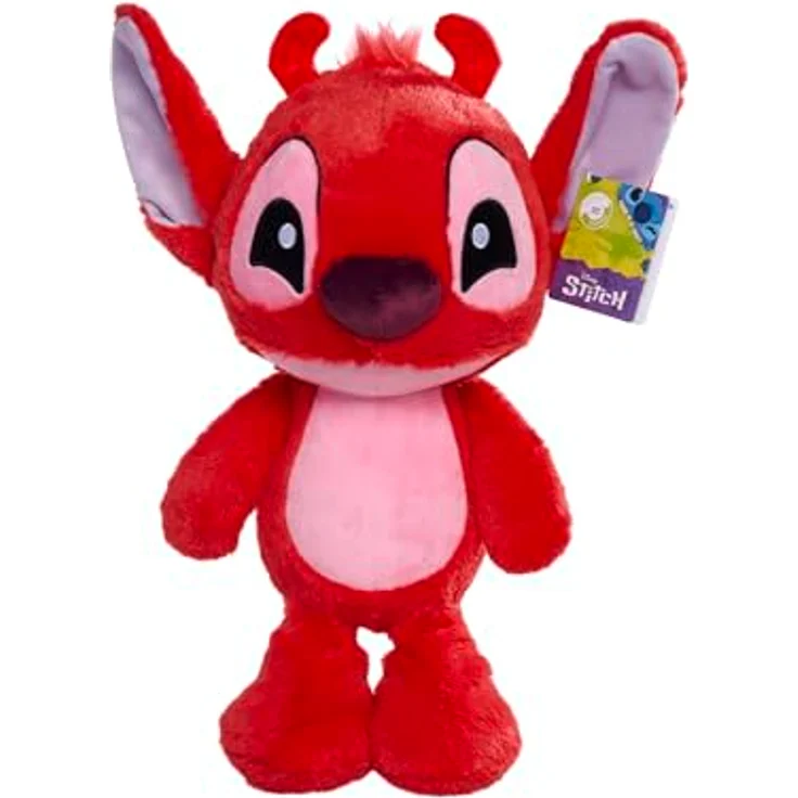 Simba Disney Lilo und Stitch, 25cm Leroy Plüschfigur, Kuscheltier für Kinder ab den ersten Lebensmonaten, Rot – Bild 3