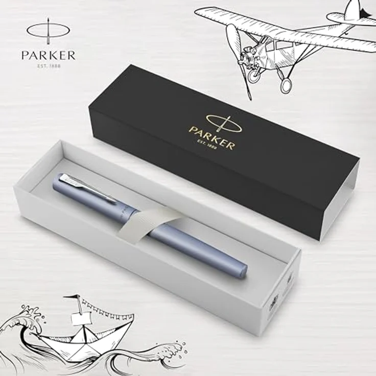 Parker Füllfederhalter Vector XL, Metallic-Lackierung, Feder M, Geschenkbox – Bild 7