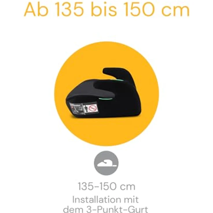 Osann Boost, Kindersitzerhöhung i-Size, ergonomische Sitzfläche, Armlehnen, für Kinder von 135 bis 150 cm – Bild 5