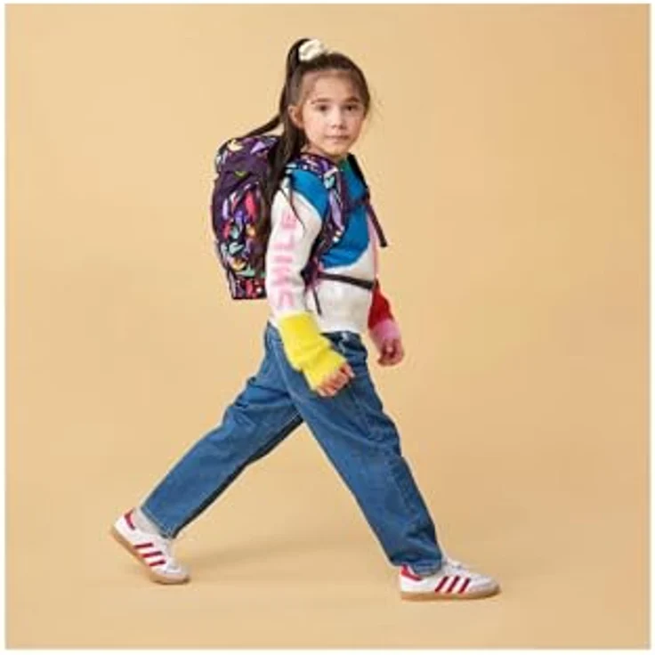 Ergobag Mini, Kindergartentasche in Mehrfarbig mit ergonomischer Rückenpolsterung und Platz für A4 Unterlagen – Bild 4
