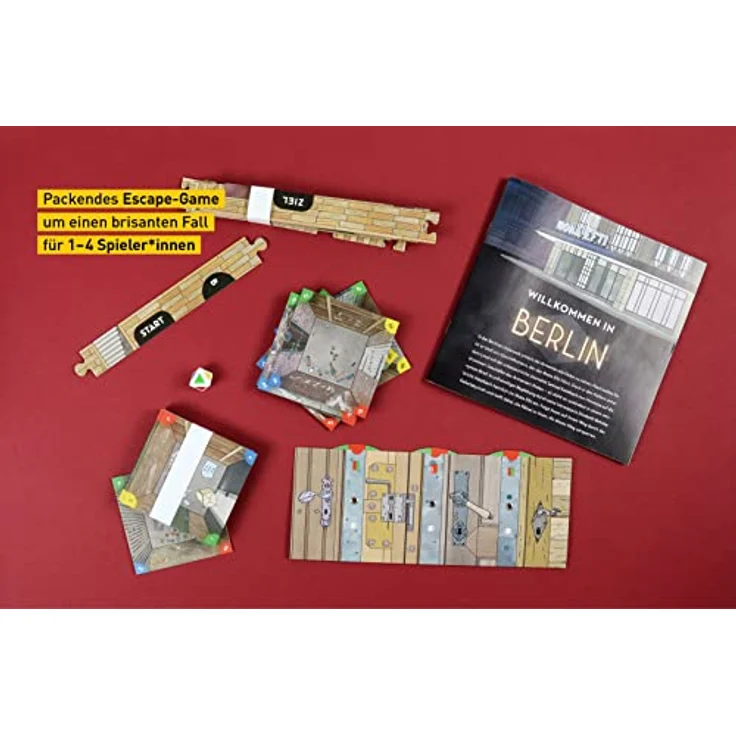 EMF Babylon Berlin Escape Game, Offizielles Spiel zur Serie, Blau, 26,5cm x 26,5cm – Bild 3