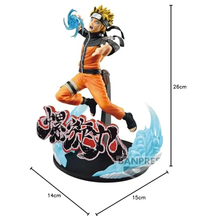 Banpresto Naruto Uzumaki Naruto Shippuden Vibration Stars Special Ver. BPBP88090, Mehrfarbig - Sammelfigur aus PVC, legal importiert und lizenziert – Bild 4