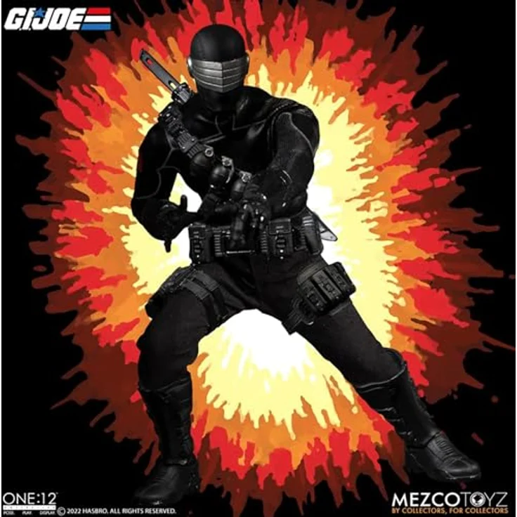 Mezco G.I. Joe 1/12 Snake Eyes Deluxe Edition, 17 cm Sammelfigur, MEZ76391 – Bild 3