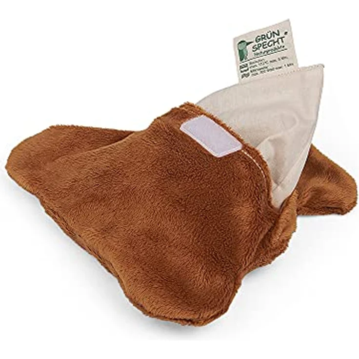 Grünspecht Wärmekissen Wärme-Zoo - Affe, Traubenkern-Füllung für Babys, 22 x 18 cm, waschbarer Bezug – Bild 3