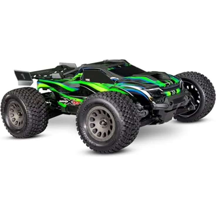 Traxxas Mini XRT VXL-3S, 1/16 RC Monster-Truck, 4x4 Brushless, 40+ mph, grün, RTR mit Akku – Bild 1