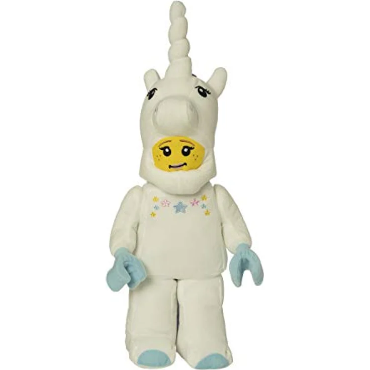 Manhattan Toy 335500 Unicorn Girl Lego Iconic Plüsch Minifigur Charakter, Multicolour, 43. 18cm – Bild 2