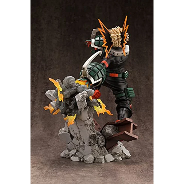 Kotobukiya My Hero Academia ARTFXJ Katsuki Bakugo Ver. 2 Bonus Edition Figur, 26 cm, PVC Statue mit Austausch-Kopf, mehrfarbig – Bild 10