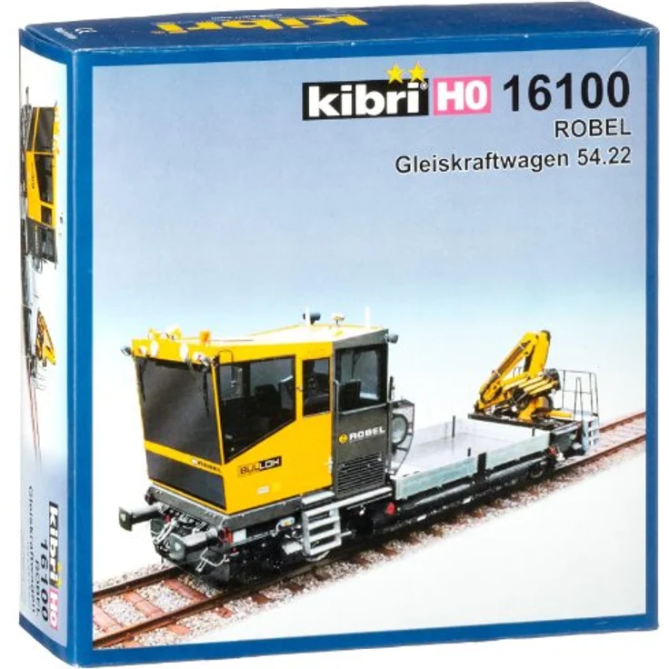 Kibri 16100 - H0 ROBEL Gleiskraftwagen, Modellbau mit exakten Details, 1 Stück