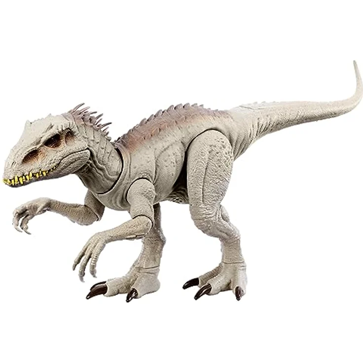 JURASSIC WORLD Indominus Rex - Interaktives Dinosaurier-Spielzeug mit Tarnfunktion und Kampfmodus, für Kinder ab 4 Jahren, HNT64 – Bild 1