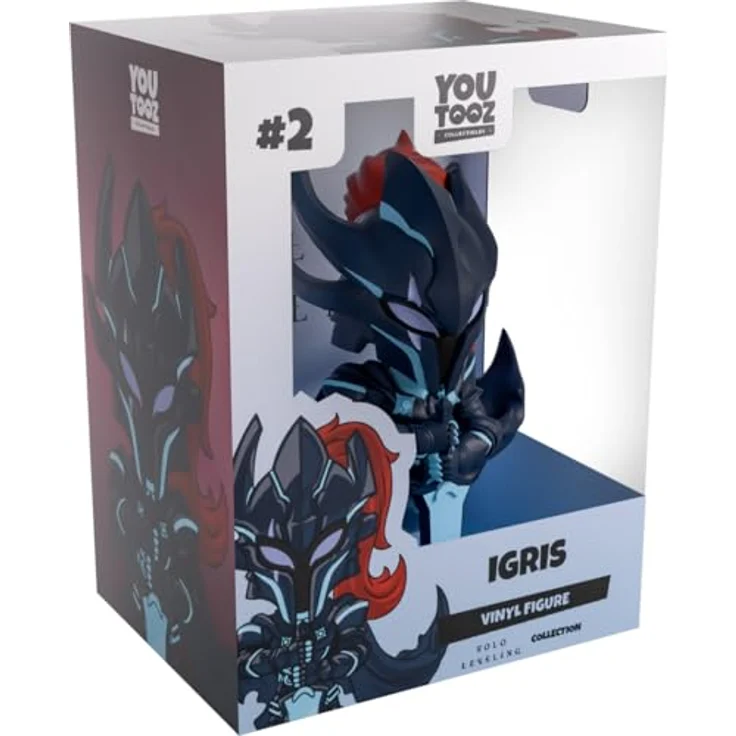 Youtooz Solo Leveling Vinyl Figur Igris, 14 cm detailreiche Sammelfigur in Fensterbox – Bild 1