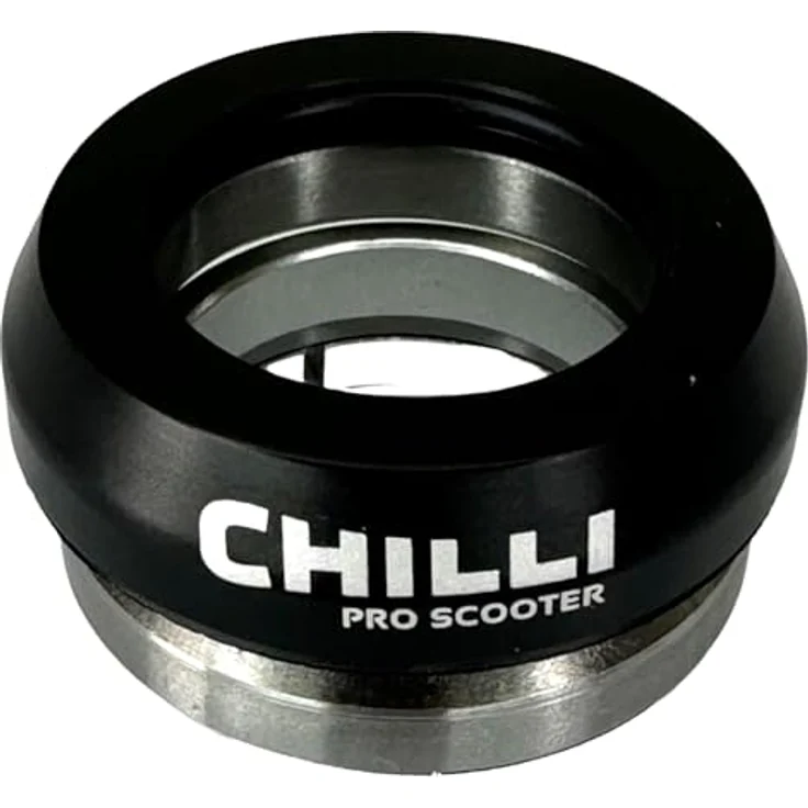 F26 Chilli Pro Scooters Stunt-Scooter I BMX I auch für Reaper IHC Spider I Full Intergrated 1-1/8" Steuersatz I Tret Roller I Headset I Kugelager Tall Schwarz – Bild 1