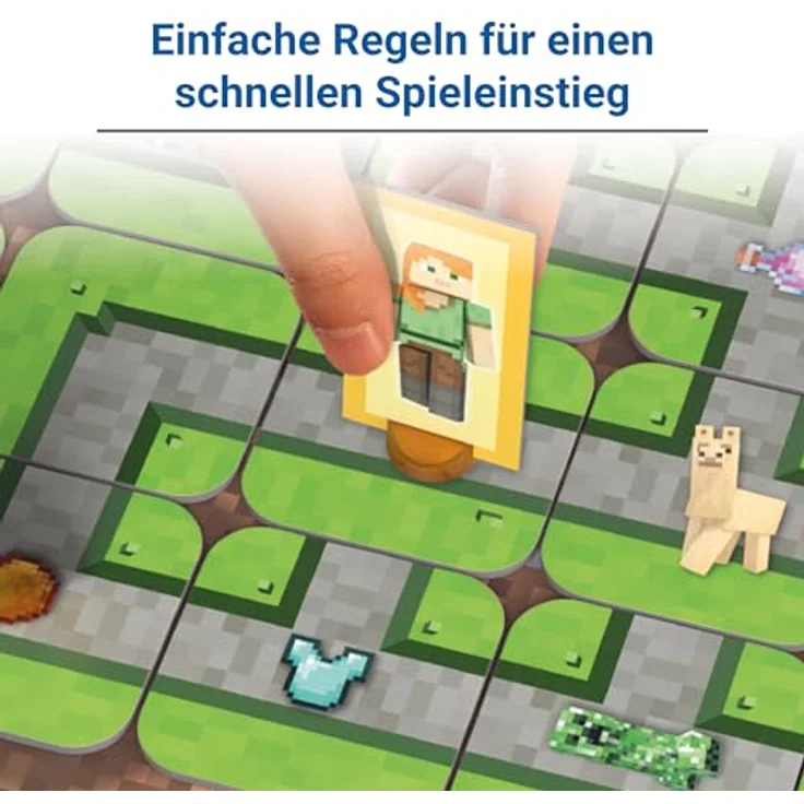 Ravensburger 24684 - Minecraft Labyrinth - Familienspiel ab 7 Jahren mit Charakteren und Gegenständen aus Minecraft – Bild 4
