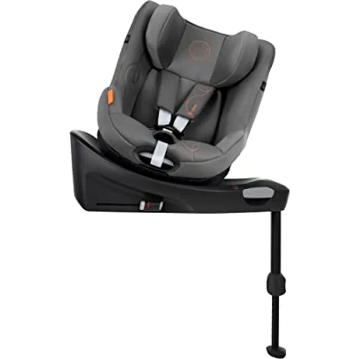 CYBEX Gold Kinder-Autositz Sirona Gi i-Size Comfort inkl. Base, Ab ca. 3 Monaten bis 4 Jahre (Ab Geburt mit Neugeboreneneinlage), Max. 20 kg, 61 - 105 cm (Ab 40 cm mit Neugeboreneneinlage), Lava Grey – Bild 3