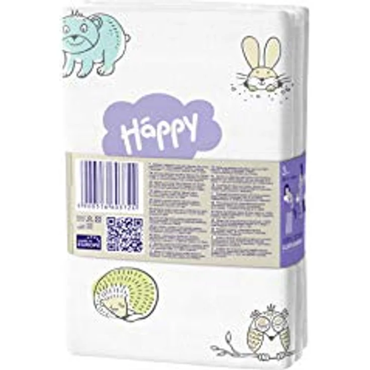 bella baby Happy Mulltücher 80 x 80 cm, Spucktücher für Baby 3 Stück, aus Baumwolle OEKO-TEX® Standard 100, weiß und bedruckt – Bild 3