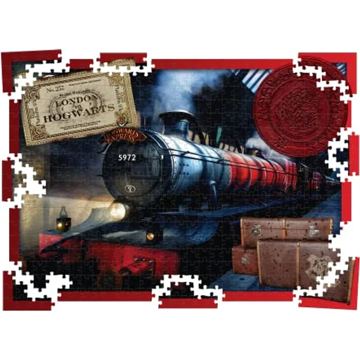 Winning Moves WM03015-ML1-4 Harry Potter Brettspiel, 5er Puzzle-Set mit 160, 500 und 1000 Teilen, ab 6 Jahren – Bild 5