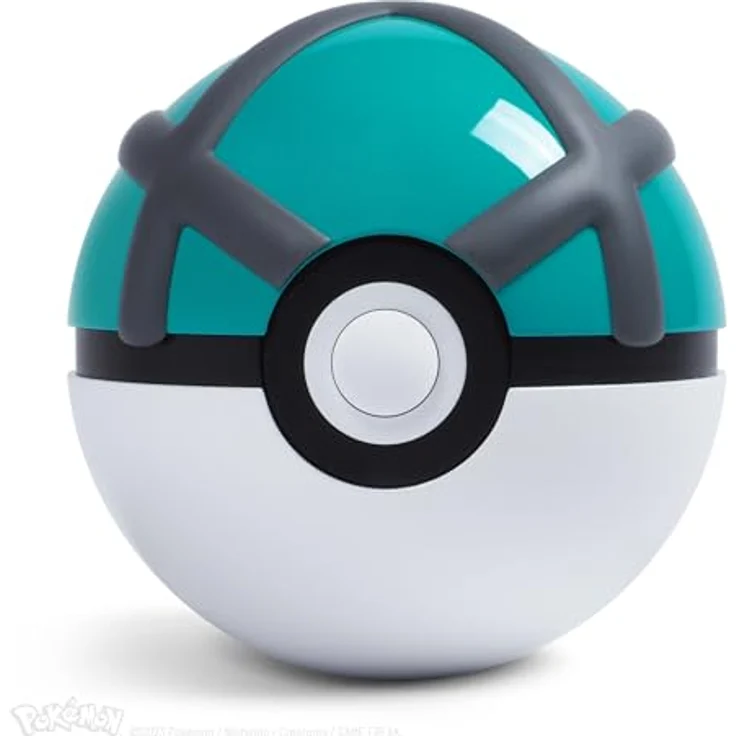 The Wand Company Pokémon Netzball, elektronische Replik aus Druckguss mit Lichtfunktion, blau, One Size – Bild 5