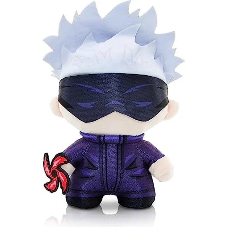 YuMe Jujutsu Kaisen DZNR Plush Figure Satoru Gojo Cursed Energy Edition, 18 cm, offiziell lizenziertes Sammlerstück aus Velboa- und Trilobal-Stoffen – Bild 2