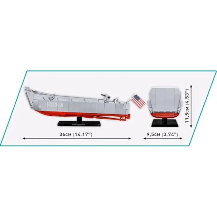 COBI 4849 LCVP Higgins Boat Amerikanisch Bausteine, Multicolor – Bild 3