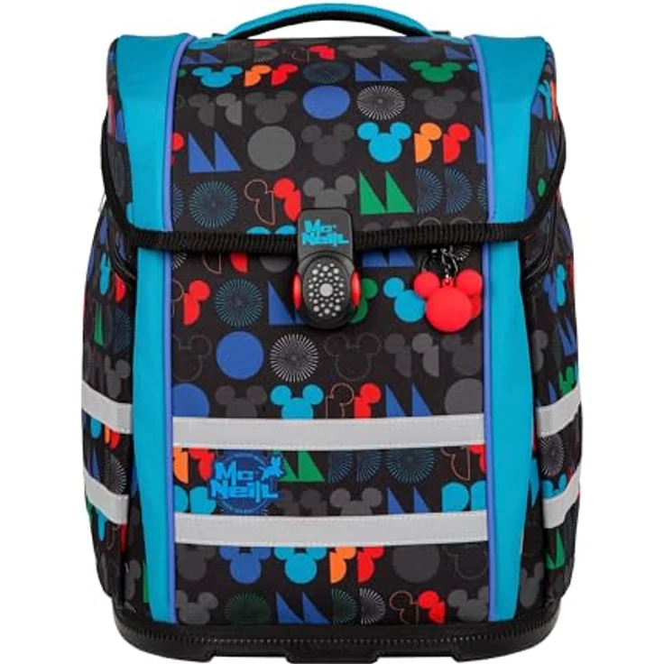 McNeill Schulranzen Perfecto (5-tlg), Polyester, atmungsaktive Rückenpolsterung, höhenverstellbare Gurte, 22 l Volumen – Bild 4