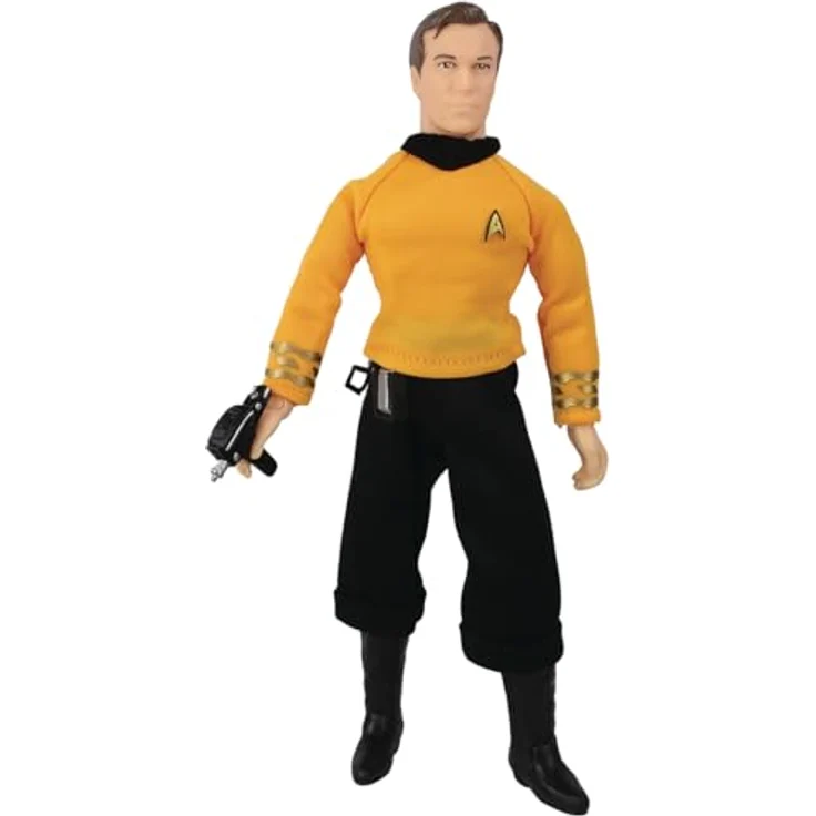 Mego Star Trek Actionfigur Kirk 55th Anniversary, 20 cm, Retro-Stil mit 14 Gelenkpunkten, Mehrfarbig, 62894 – Bild 1
