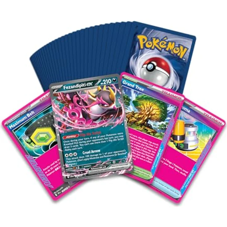 The Pokemon Company Pokémon TCG: Trainers Toolkit 2025, umfassendes Deckbau-Set mit 50+ Karten, inkl. 4 Booster-Packs, Strategieanleitung und Spielzubehör – Bild 4