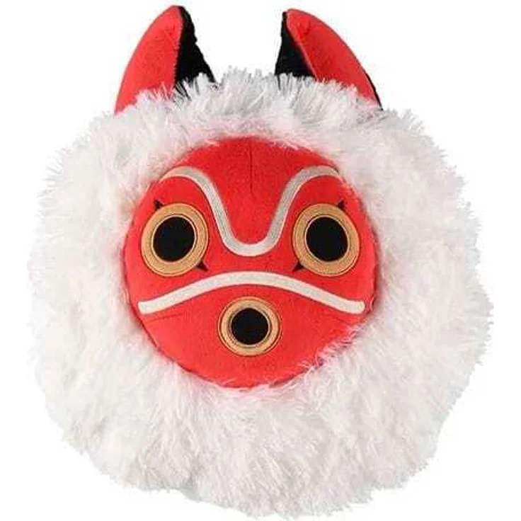 Semic Prinzessin Mononoke Nakayoshi Plüschfigur San's mask 35 cm, Offiziell lizenziertes Kissen