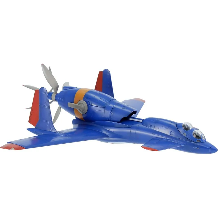 Plum Pmoa Royal Space Force: The Wings of Honnêamis Plastik Modellbausatz 1/72 Honneamise Oukoku Air Force Fighter Schira-DOW 3rd (Zweisitzer), 21 cm mit vielen Zubehörteilen