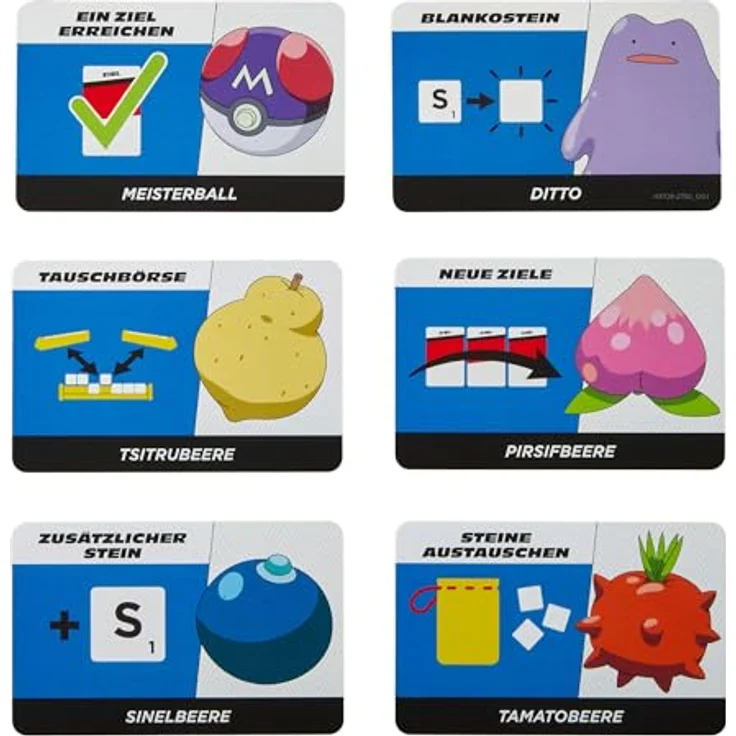 Mattel Games Scrabble Pokémon-Brettspiel, Familienwortspiel mit 50 Herausforderungskarten, Pokémon-Charakteren, Deutsche Version, HXT28 – Bild 5