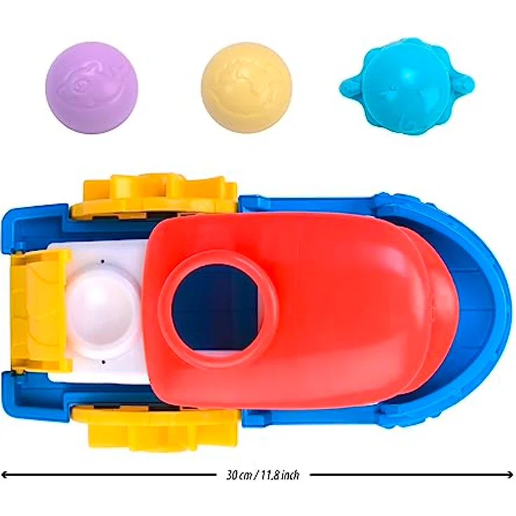 Dickie Toys ABC - Wasserspielzeug Sammy Splash - (30 cm) ab 1 Jahr, buntes Boot mit Zubehör & Spritzfunktion, Badespielzeug für Kinder & Babys ab 12 Monate – Bild 4