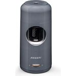 Jolly Günther, elektrischer Anspitzer mit Autofeed-Technologie und Start/Stopp-Funktion, grau