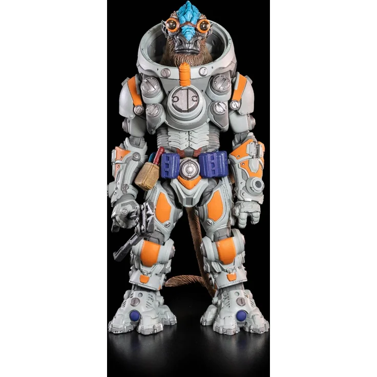Four Horsemen Toy Design Cosmic Legions: OxKrewe Book Two Harrow Zone Actionfigur Kogg (Deluxe) 18 cm mit Zubehör in Blisterverpackung