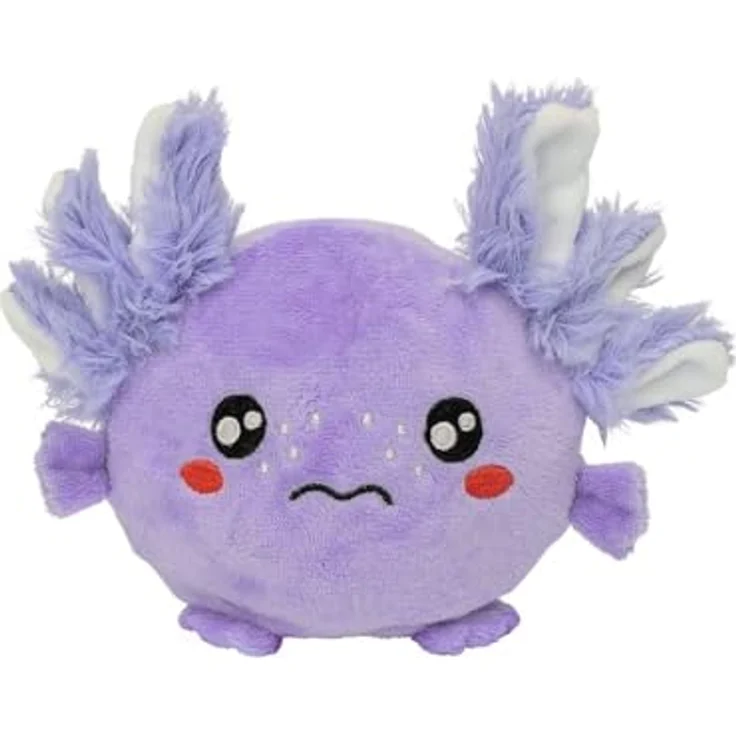 moses. Wende-Axolotl, kuscheliges Stimmungs-Kuscheltier für Kinder, waschbar, mit glücklichem und traurigem Gesicht – Bild 2