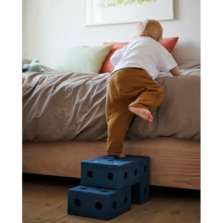 Modu 3-in-1 Baby Walker, Lauflernhilfe, Schubkarre und Tritthocker, 48 x 27 x 44 cm, fördert Motorik mit Spielzeugen – Bild 5