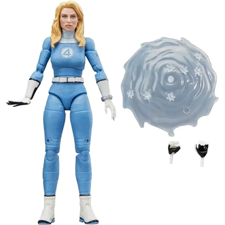 Marvel Legends Series Marvel's Invisible Woman Action-Figur, 15 cm große Premium-Sammelfigur mit filminspirierten Accessoires und mehr als 20 Bewegungspunkten – Bild 1