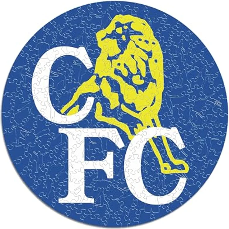 Iconic Puzzles Chelsea Retro Crest Holzpuzzle, Größe M, 270 Teile – Bild 3