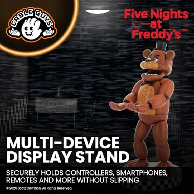 exquisite gaming Five Nights At Freddy's Cable Guys Lade-Halter Freddy, Sammelfigur im detailgetreuen Design für Smartphones, Controller und mehr, offiziell lizenziert – Bild 3
