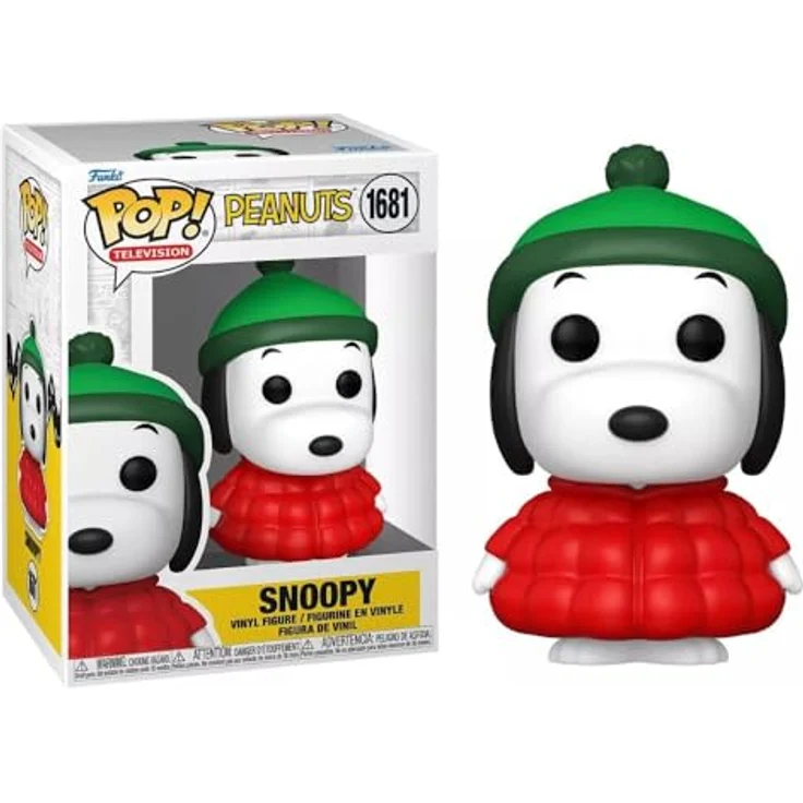 Funko Pop! Animation: Peanuts - Snoopy in Coat - 1/6 Quote Chase-Variante - Classic Peanuts - Vinyl-Sammelfigur - Geschenkidee - Offizielle Handelswaren - Cartoons Fans – Bild 1