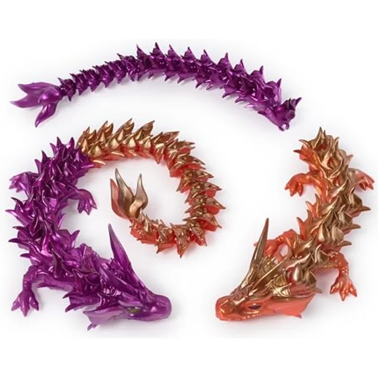 Spin Master CrystaLynx Dragons, Sammelfigur in Kristallei, 30 cm beweglicher Drache, assortiert – Bild 10