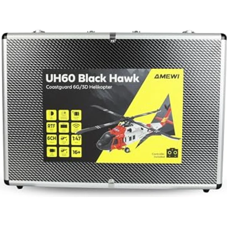 Amewi UH60 Black Hawk Coastguard Helikopter, 1:47 RTF mit Brushless-Direktantrieb und neuem Stabilisierungssystem – Bild 11