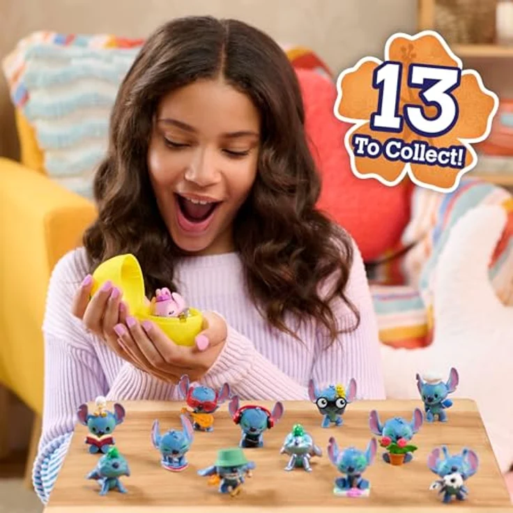 Just Play Disney Stitch That’s So Stitch Sammelfiguren, 5 cm Überraschungsfigur aus Überraschungs-Ananas, 13 Figuren zum Sammeln, Spielzeug für Kinder ab 3 Jahren – Bild 2