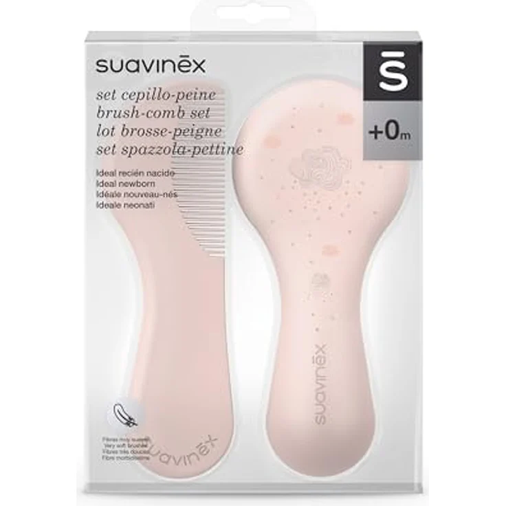 Suavinex 3162383 Bürste-Kamm, rosa – Bild 6