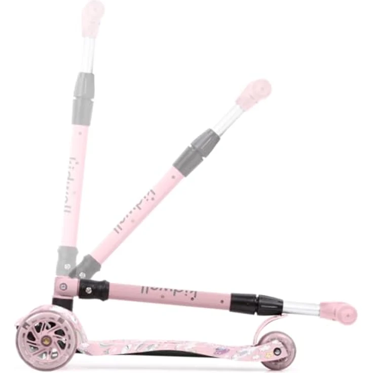 COIL Kinderroller, Dreiradscooter, Tretroller, Dreirad-Balance-Roller, Cityroller, VENTO, ABEC-7-Lager, 3-stufige Lenkradverstellung, LED-Räder, Unicorn – Bild 8