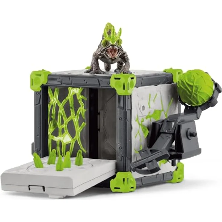 Schleich BattleCave Steinchamaeleon - ELDRADOR Creatures mit Katapult, ca. 15 cm Kantenlänge, für 7-12 Jahre – Bild 7