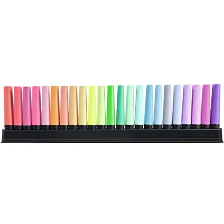 Textmarker - STABILO BOSS ORIGINAL - 23er Tischset - 9 Leuchtfarben, 14 Pastellfarben - Preisvergleich – Bild 2