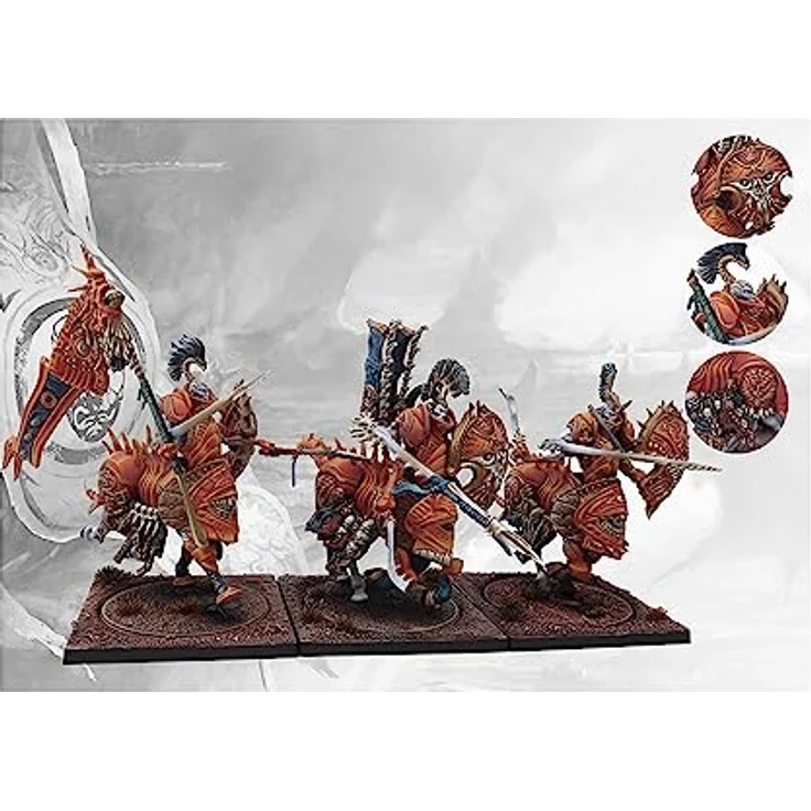 Para Bellum Wargames Spires: Centaur Avatara - 3 Modelle pro Pack, inklusive Kommandos erweiterung und Regimentsständer, 1 iCard – Bild 2