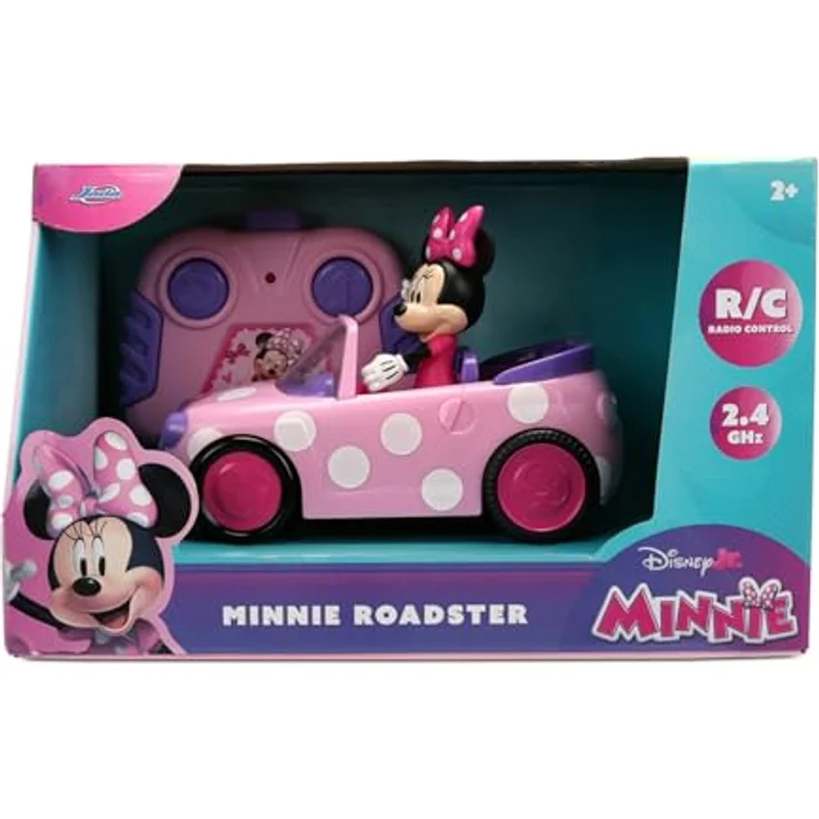 Jada Toys RC Minnie Mouse Roadster, ferngesteuertes Disney Auto im Maßstab 1:32, 14 cm, 2,4 GHz, bis 2,5 km/h, für Kinder ab 3 Jahren, inkl. Fernbedienung – Bild 5